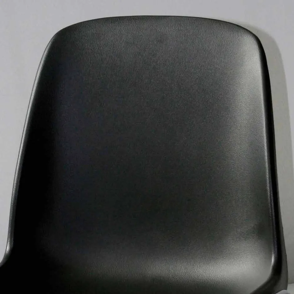 Židle zasedací místnost nebo moderní konferenční místnost z kovu a černé ABS - Zetica Viadurini