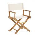 Skládací venkovní ředitelská židle ze dřeva s područkami 2 kusy - Rodolphe