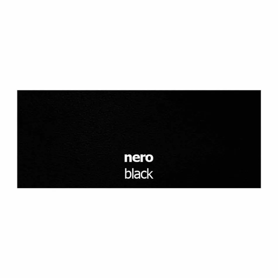 Kožená čalouněná židle s kovovou strukturou vyrobená v Itálii, 2 kusy - zinek Viadurini