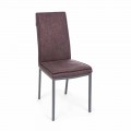 Židle čalouněná koženkou Vintage Effect 4 dílná Homemotion - Irama