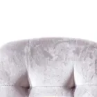 Sametová čalouněná jídelní židle odolná proti skvrnám, 4 kusy - Kylie Viadurini