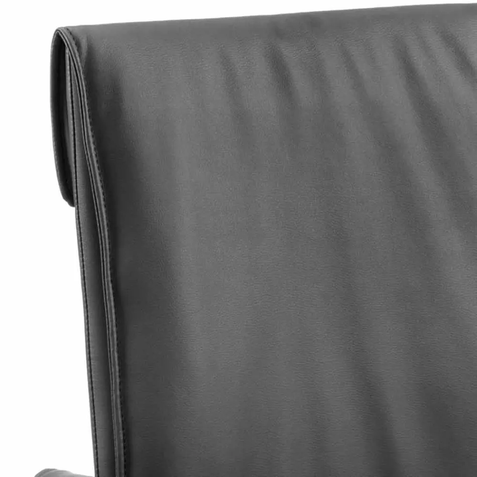 Designová jídelní židle v ekologické kůži Bessie XL, vyrobená v Itálii Viadurini