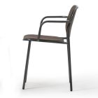 Židle do jídelny ze dřeva a kovu Made in Italy 2 kusy - Saffia Viadurini