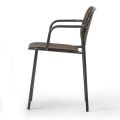 Židle do jídelny ze dřeva a kovu Made in Italy 2 kusy - Saffia