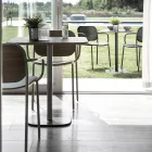 Židle do jídelny ze dřeva a kovu Made in Italy 2 kusy - Saffia Viadurini