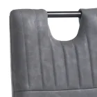 Židle do jídelny ze staré syntetické kůže 4 kusy - Cassandra Viadurini