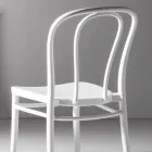 Jídelní židle z polypropylenu, stohovatelná až 10 jednotek, 4 kusy - Gaya Viadurini