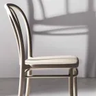 Jídelní židle z polypropylenu, stohovatelná až 10 jednotek, 4 kusy - Gaya Viadurini