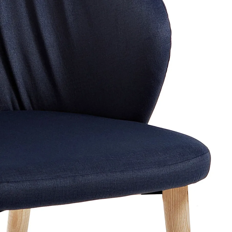 Židle do jídelny z elegantní moderní designové látky - Reginaldo Viadurini