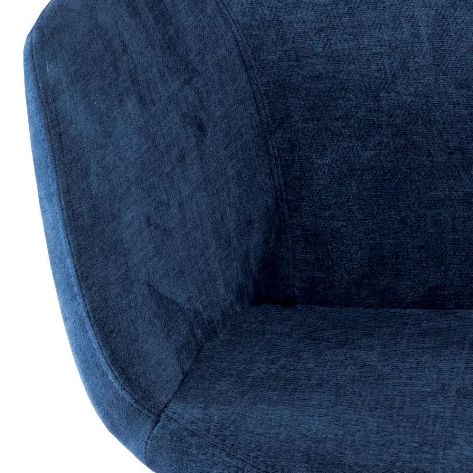 Židle do jídelny z látky a dřeva Made in Italy 4 kusy - Bardella Viadurini