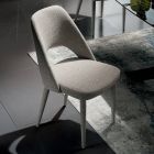 Látková jídelní židle Made in Italy 4 kusy - Lorenza Viadurini