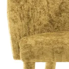 Židle do jídelny čalouněná látkou Made in Italy 4 kusy - Tagata Viadurini