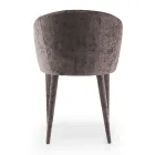 Židle do jídelny čalouněná látkou Made in Italy 4 kusy - Tagata Viadurini