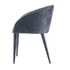 Židle do jídelny čalouněná látkou Made in Italy 4 kusy - Tagata Viadurini