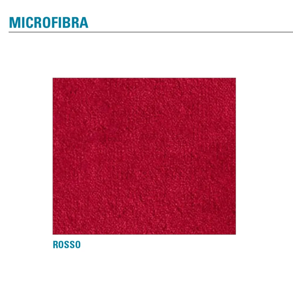 Sedací židle do jídelny z mikrovlákna Made in Italy, 2 kusy - Camelia Viadurini