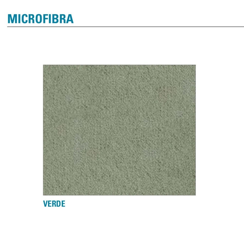 Kovová židle do obývacího pokoje a sedák z mikrovlákna Made in Italy, 2 kusy - Fabiola Viadurini