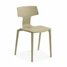 Venkovní stohovatelné židle z polypropylenu Vyrobeno v Itálii, 4 kusy - Claribel Viadurini