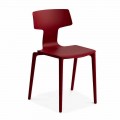 Venkovní stohovatelné židle z polypropylenu Vyrobeno v Itálii, 4 kusy - Claribel