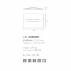 Selene Art &amp; Light nášivka s ručně vyráběnými strukturovaných panelů Viadurini