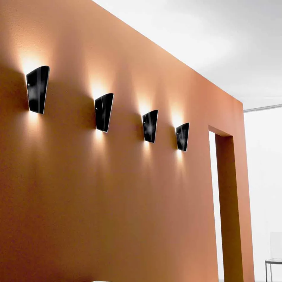 Selene Bloom nášivka sklo ručně v Itálii 12x11 H 28 cm Viadurini