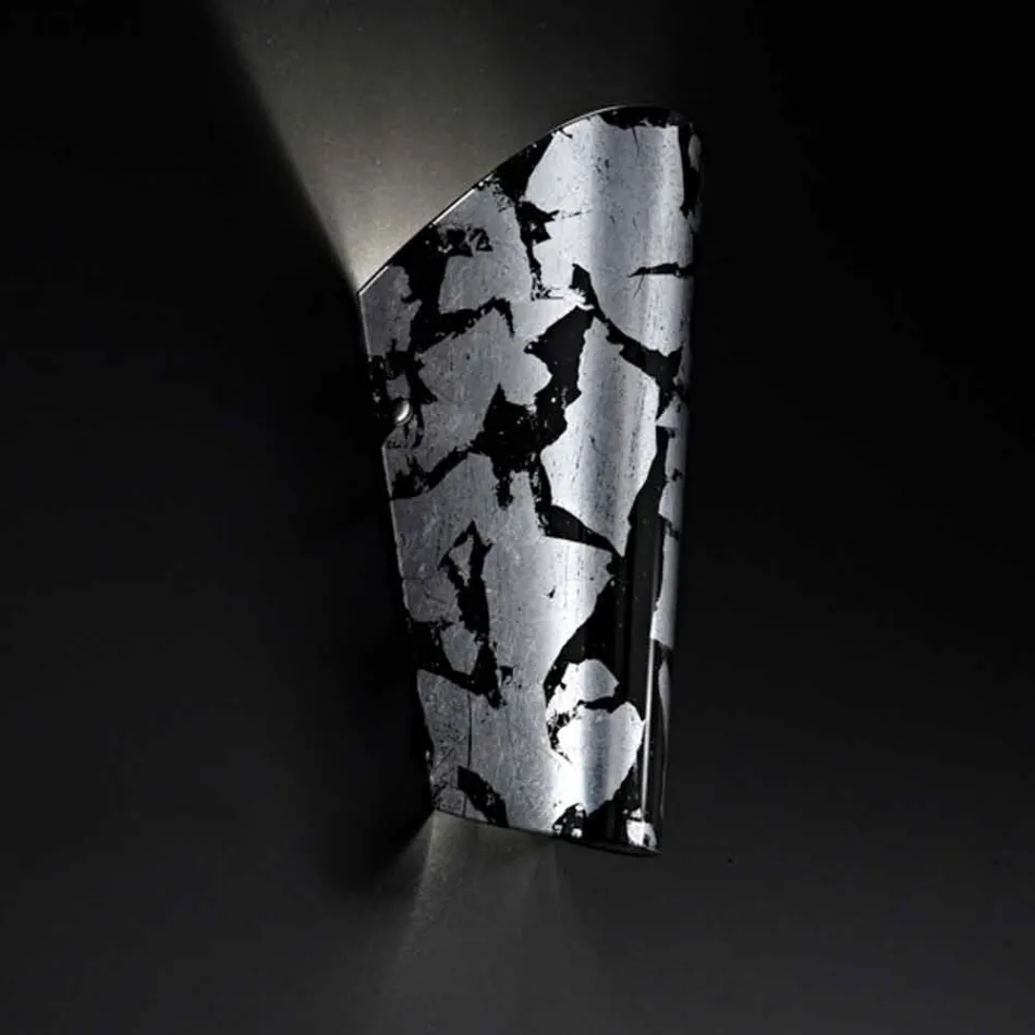 Selene Bloom nášivka sklo, ruční práce v Itálii 12x11 H28cm Viadurini