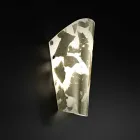 Selene Bloom nášivka sklo, ruční práce v Itálii 12x11 H28cm Viadurini