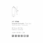 Selene Bossa Nova lampičky Ø10 H 26 cm v jantarové foukané sklo Viadurini