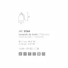 Selene Bossa Nova lampičky O11 H16cm, foukané sklo ametyst Viadurini