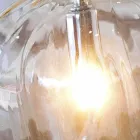 Selene Bossa Nova lampičky Ø15 H 21 cm v jantarové foukané sklo Viadurini