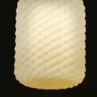 Selene Domino závěsná lampa foukané O21 H 27/140 cm sklo Viadurini