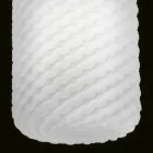 Selene Domino závěsná lampa foukané O21 H 27/140 cm sklo Viadurini