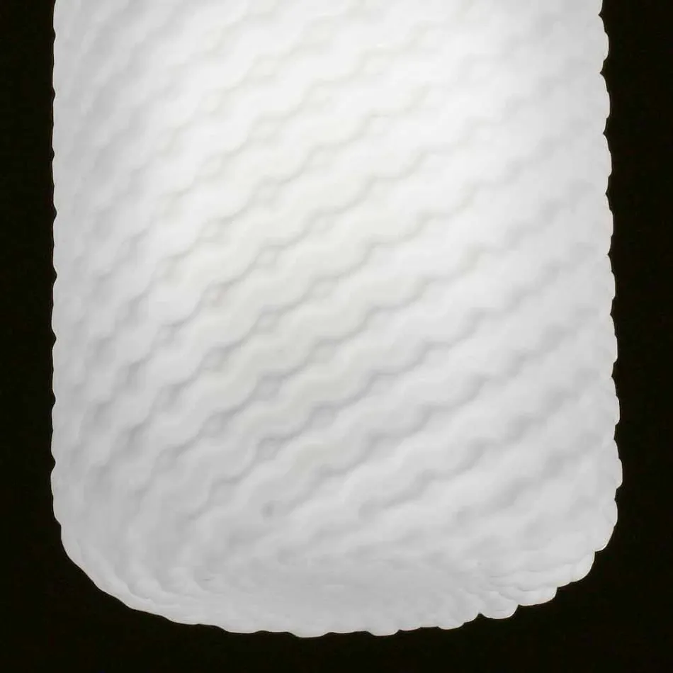 Selene Domino závěsná lampa foukané O21 H 27/140 cm sklo Viadurini