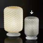 Selene Domino stolní lampa Ø15 H22cm, foukané sklo, ruční práce Viadurini