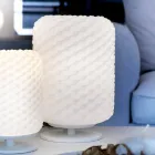 Selene Domino stolní lampa O21 H30cm, foukané sklo vyrobené v Itálii Viadurini