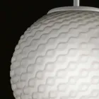 Selene Domino lustr foukané sklo ručně O27 H 27 / 140cm Viadurini