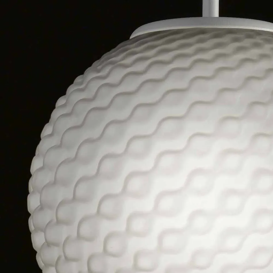 Selene Domino lustr foukané sklo ručně O27 H 27 / 140cm Viadurini