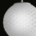 Selene Domino lustr foukané sklo ručně O27 H 27 / 140cm Viadurini