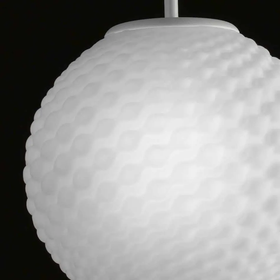 Selene Domino lustr foukané sklo ručně O27 H 27 / 140cm Viadurini