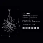 Selene Ginger lampda na kov suspenze vyrobené v Itálii O80 H200cm Viadurini