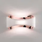 Selene Ionica nášivka 32x10 H16cm ocel a sklo vyrobené v Itálii Viadurini