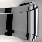 Selene Ionica nástěnné svítidlo vyrobeno v Itálii, 30x10 H16cm, skla a oceli Viadurini