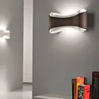 Selene Ionica nástěnné svítidlo vyrobené v Itálii, 40x12H20cm, ocel a sklo Viadurini