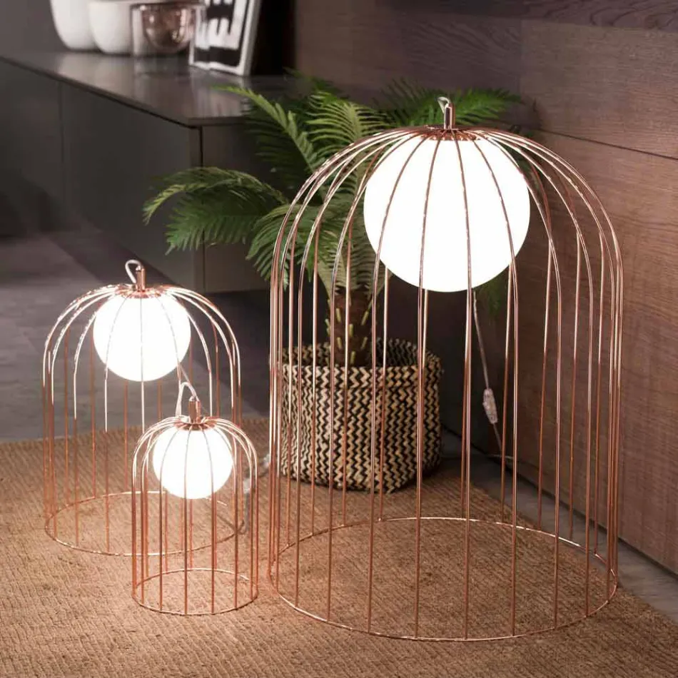 stolní lampa Selene Kluvì Contemporary v foukaného skla O33 H41cm Viadurini