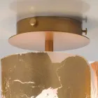 Selene Papiro stropní svítidlo křišťálové Ø15 H30cm, made in Italy Viadurini