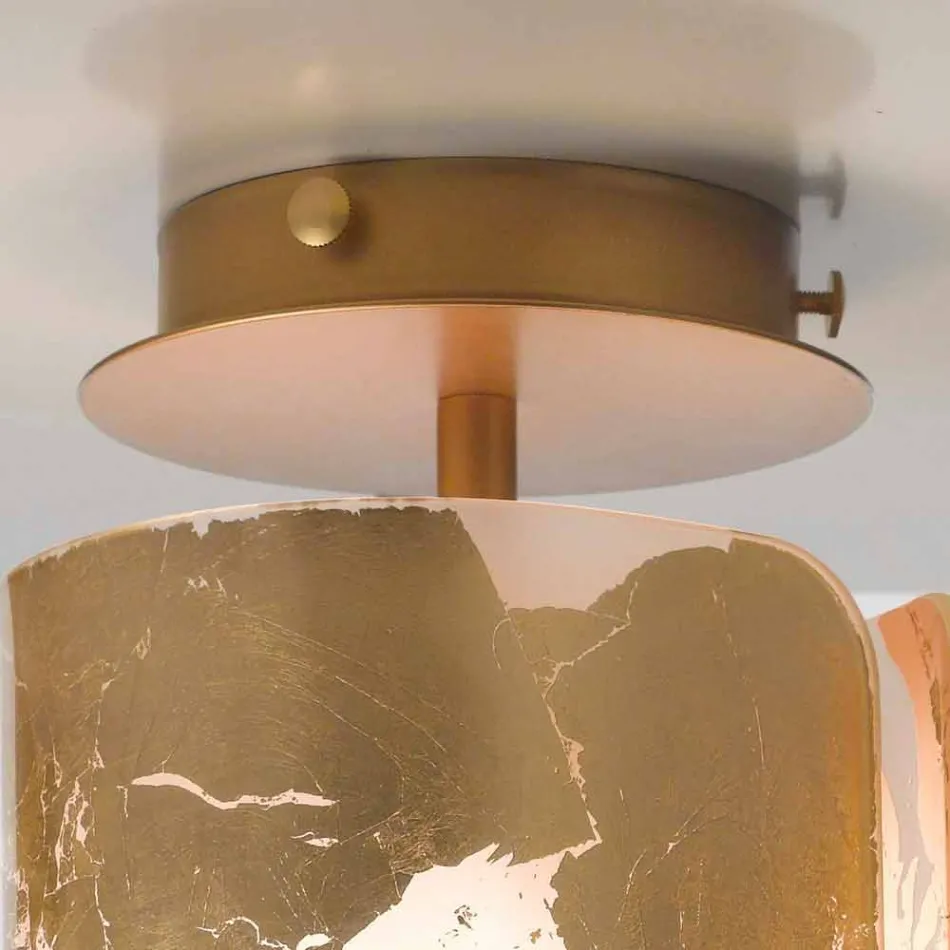 Selene Papiro stropní svítidlo křišťálové Ø15 H30cm, made in Italy Viadurini