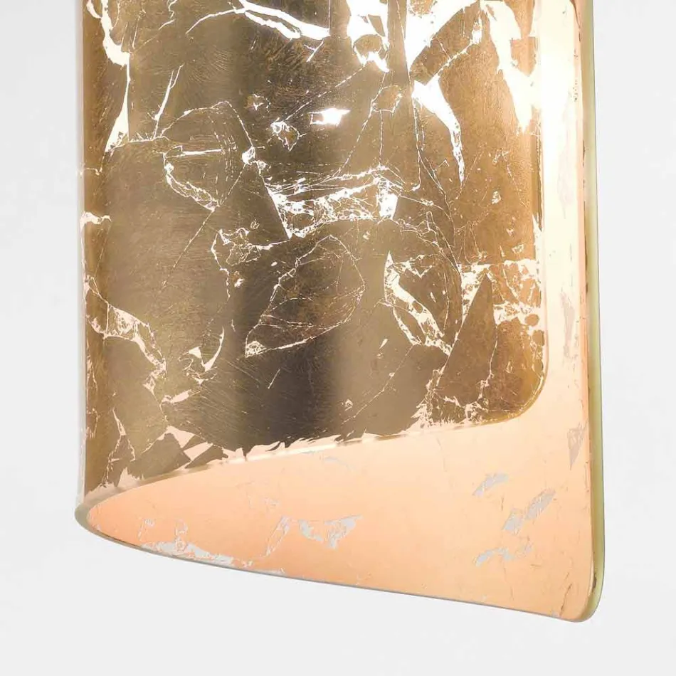 Selene Papiro stropní svítidlo křišťálové Ø15 H30cm, made in Italy Viadurini