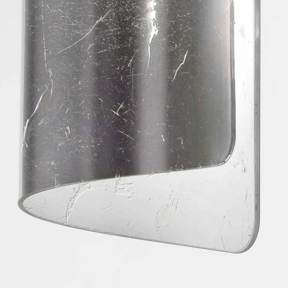 Selene Papiro stropní svítidlo křišťálové Ø15 H30cm, made in Italy Viadurini