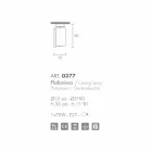 Selene Papiro stropní svítidlo křišťálové Ø15 H30cm, made in Italy Viadurini