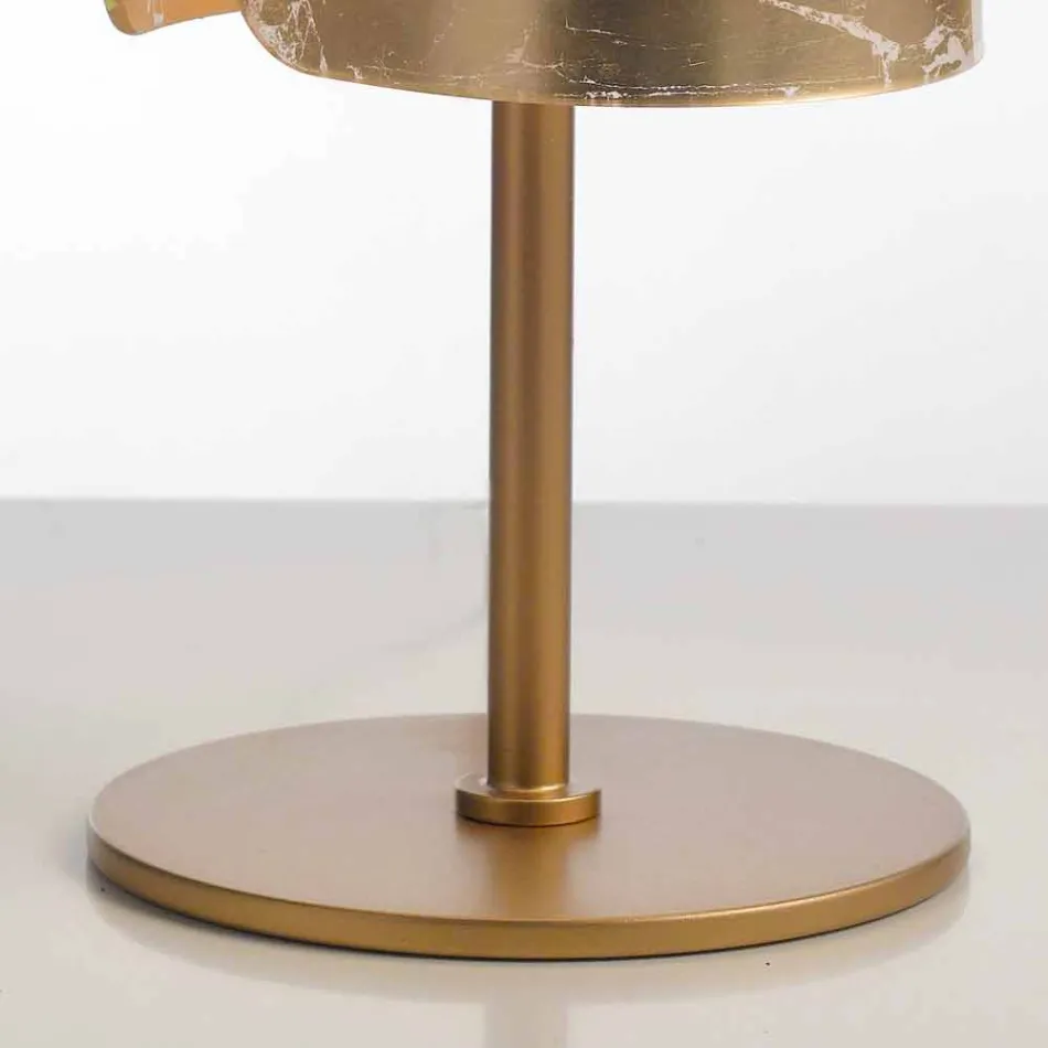 Selene Papiro návrhář stolní lampa krystal Ø15 H38cm Viadurini