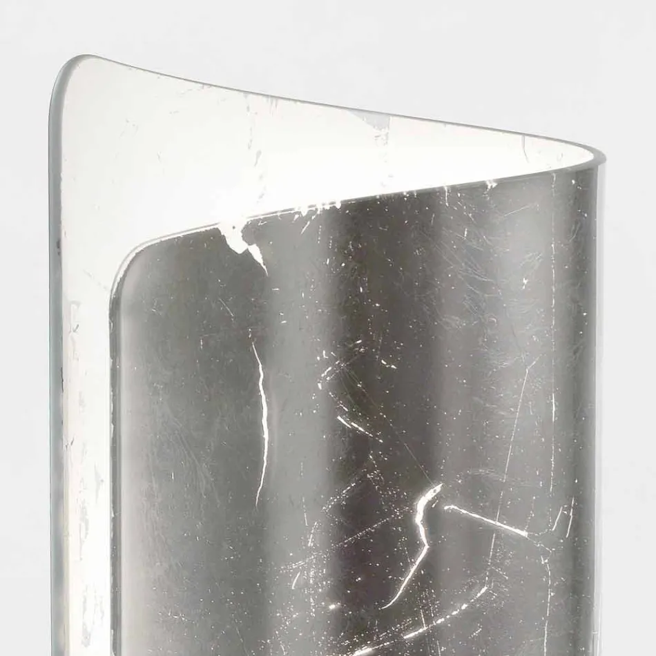 Selene Papiro návrhář stolní lampa krystal Ø15 H38cm Viadurini